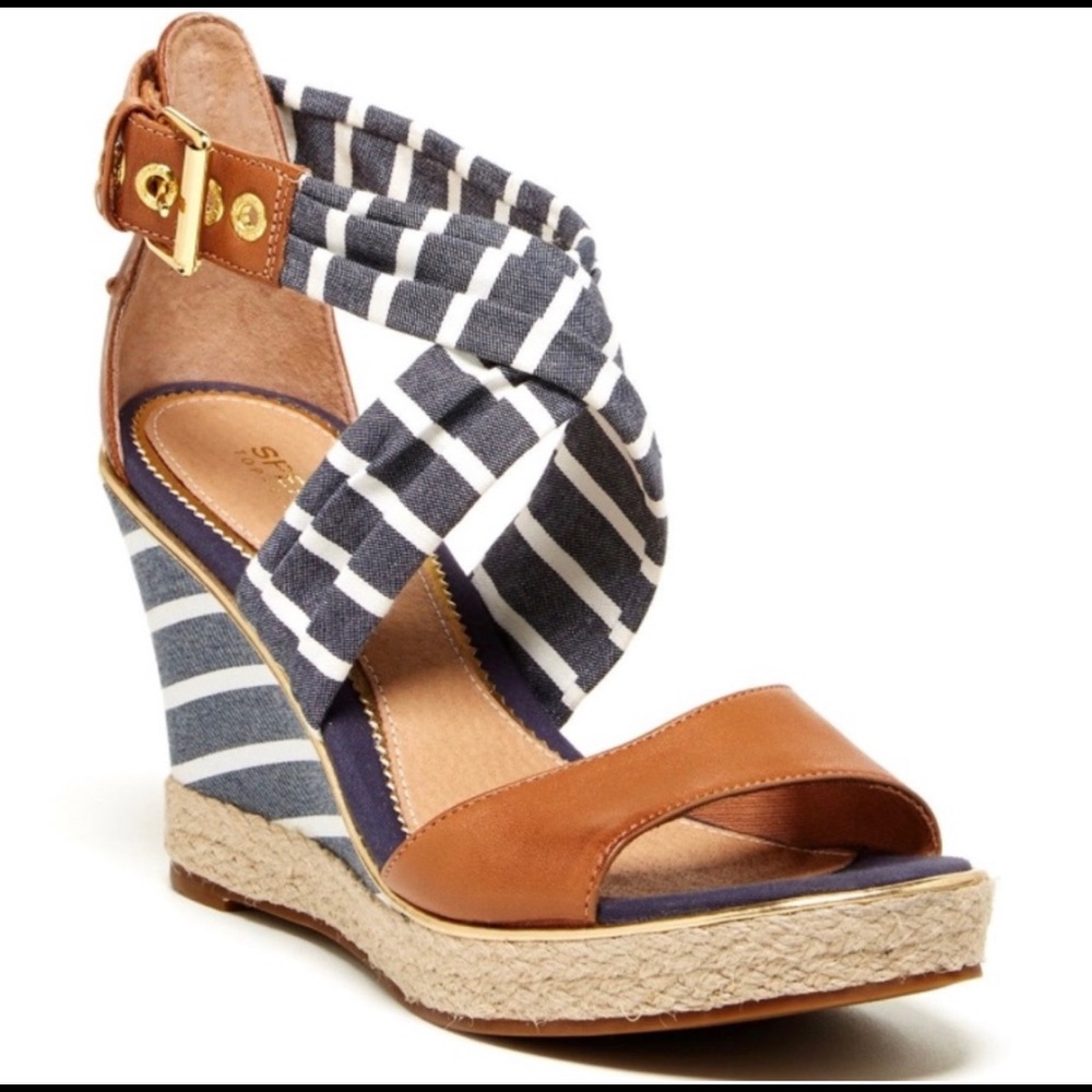 ⚓️⚓️⚓️Sperry top-sider wedge sandals.⚓️⚓️⚓️